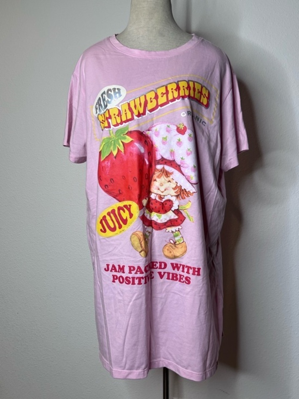 Skinnydip Strawberry Shortcake Oversized Tee